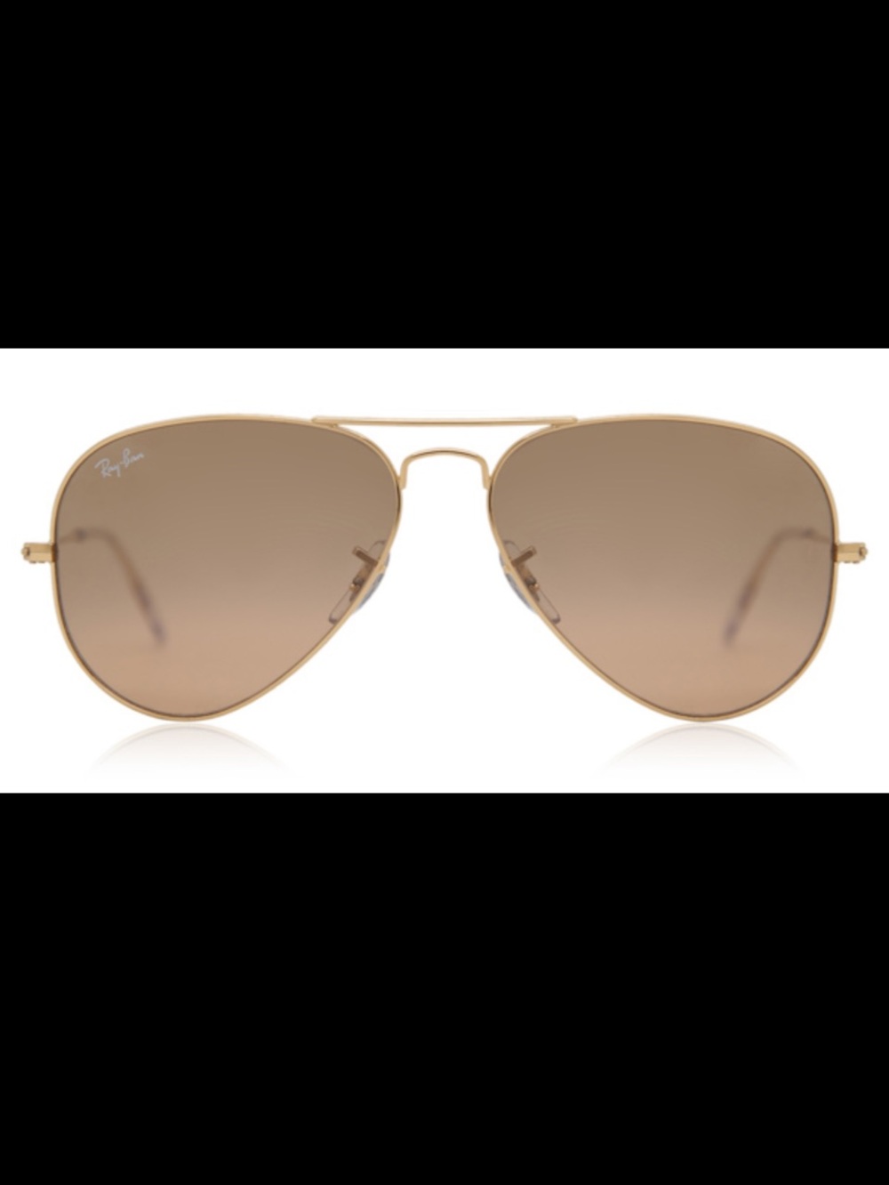 Ray-Ban Gold Aviator Sunglasses